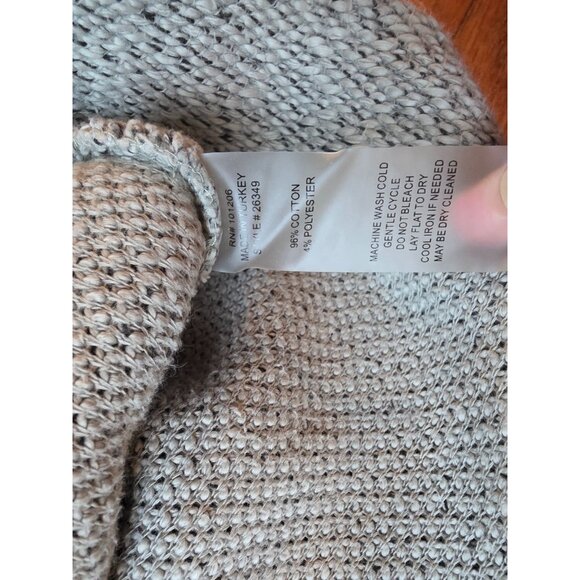 Soft Surroundings Womens Light Gray Cowl Neck Sweater Size L - Picture 5 of 7